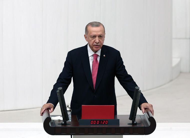 El presidente turco Recep Tayyip Erdogan, firmó este jueves la ratificación (Europa Press)