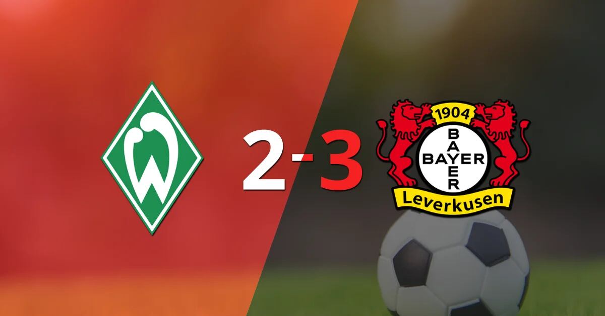 In an incredible game, Bayer Leverkusen beat Werder Bremen 3-2