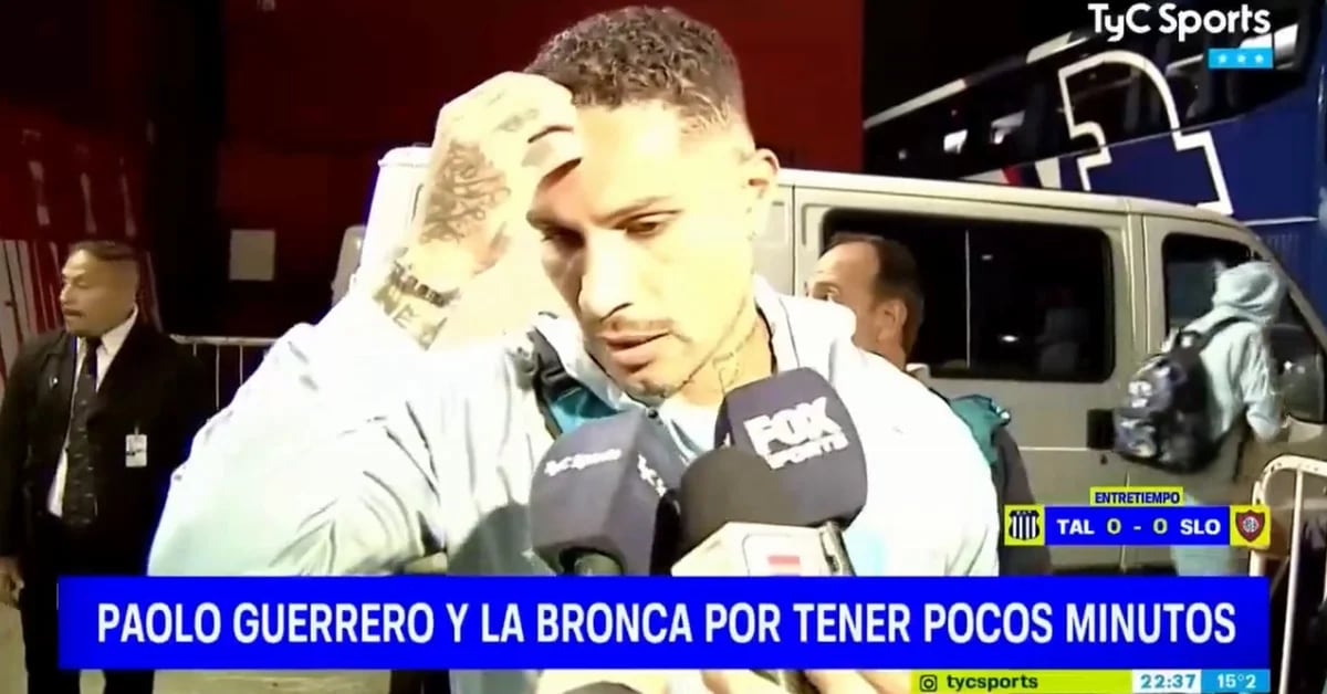 Paolo Guerrero uncomfortable with having a few minutes at Racing: “You always want to play the classics”