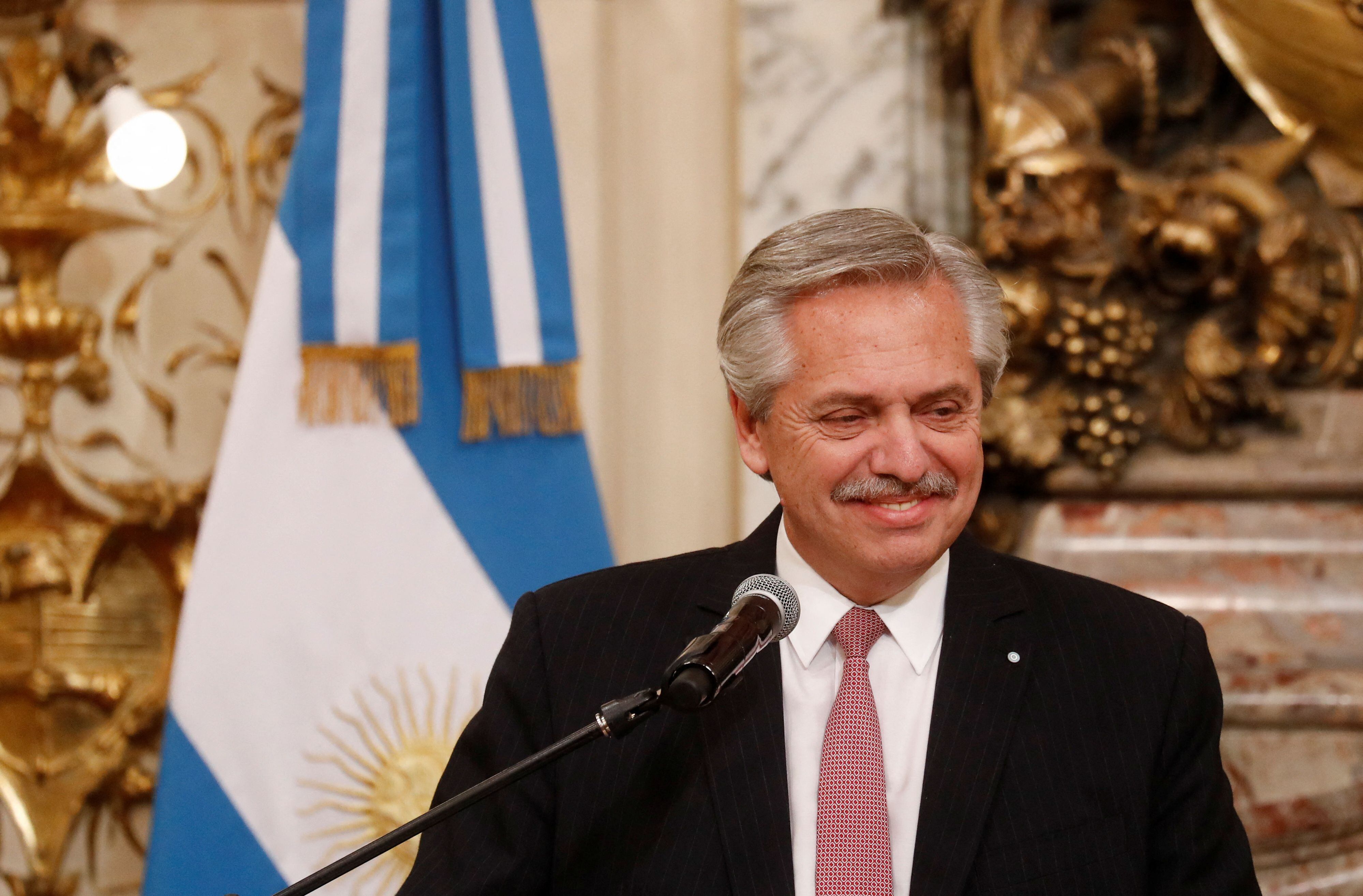 El presidente Alberto Fernández. REUTERS/Agustin Marcarian
