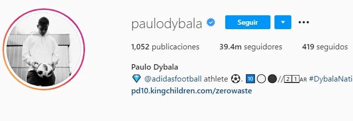 Paulo Dybala (Foto: Instagram)