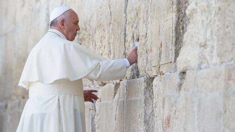 El papa Francisco en Jerusalén (AFP)