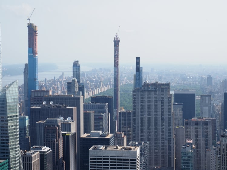 El rascacielos 111 West 57th Street, que va a tener 438 metros de altura, será el edificio más alto de Manhattan (Shutterstock)