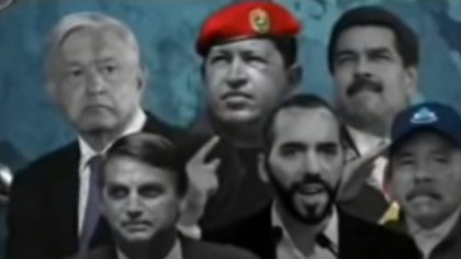 Fragmento del trailer del supuesto documental Tiranos de América
(Foto: Captura de pantalla del video)