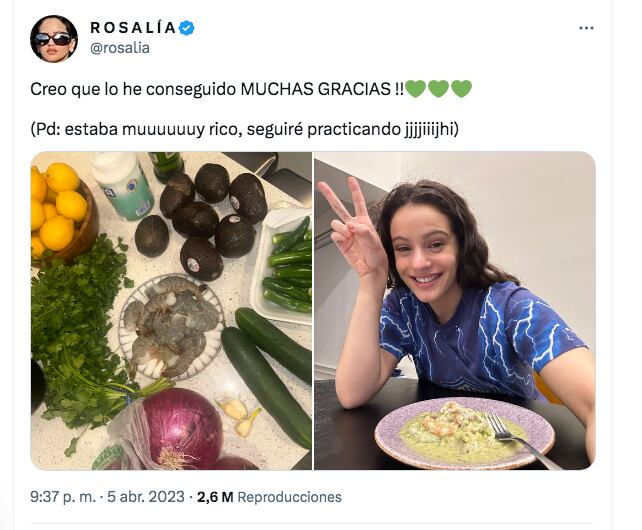 Rosalía aguachile