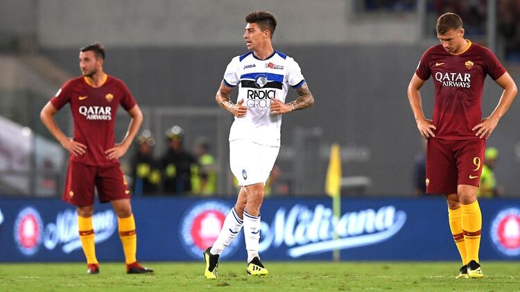 Rigoni celebra su gol ante la Roma, en agosto de 2019, por la Serie A de Italia (Foto: REUTERS/Alberto Lingria)