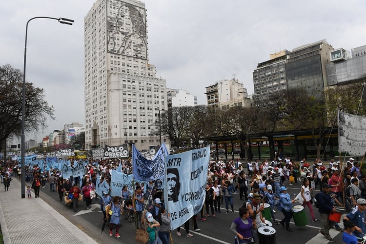 Las organizaciones marcharán a las 11 desde la esquina de las avenidas 9 de Julio y Corrientes, en el Obelisco, hacia la sede de la cartera que conduce Carolina Stanley (foto: Maximiliano Luna)