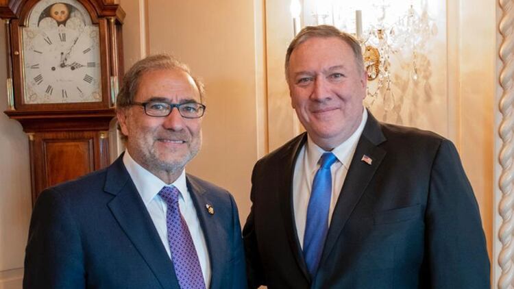 Jorge Arguello y Mike Pompeo