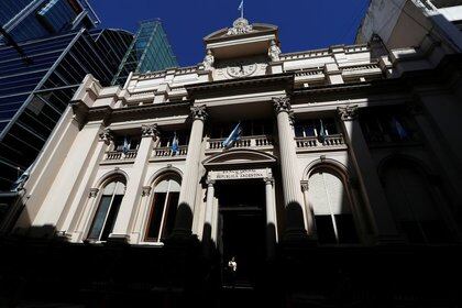 La sede del Banco Central de la República Argentina, en el microcentro porteño (Reuters)