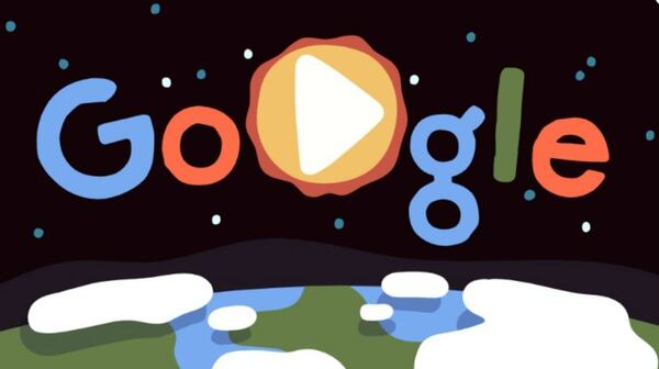 El doodle de Google por el día de la tierra (Foto: Archivo)