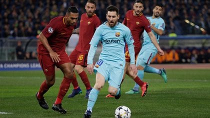 Esa eliminación en Roma fue el primer impacto de Lionel Messi en Barcelona (REUTERS)