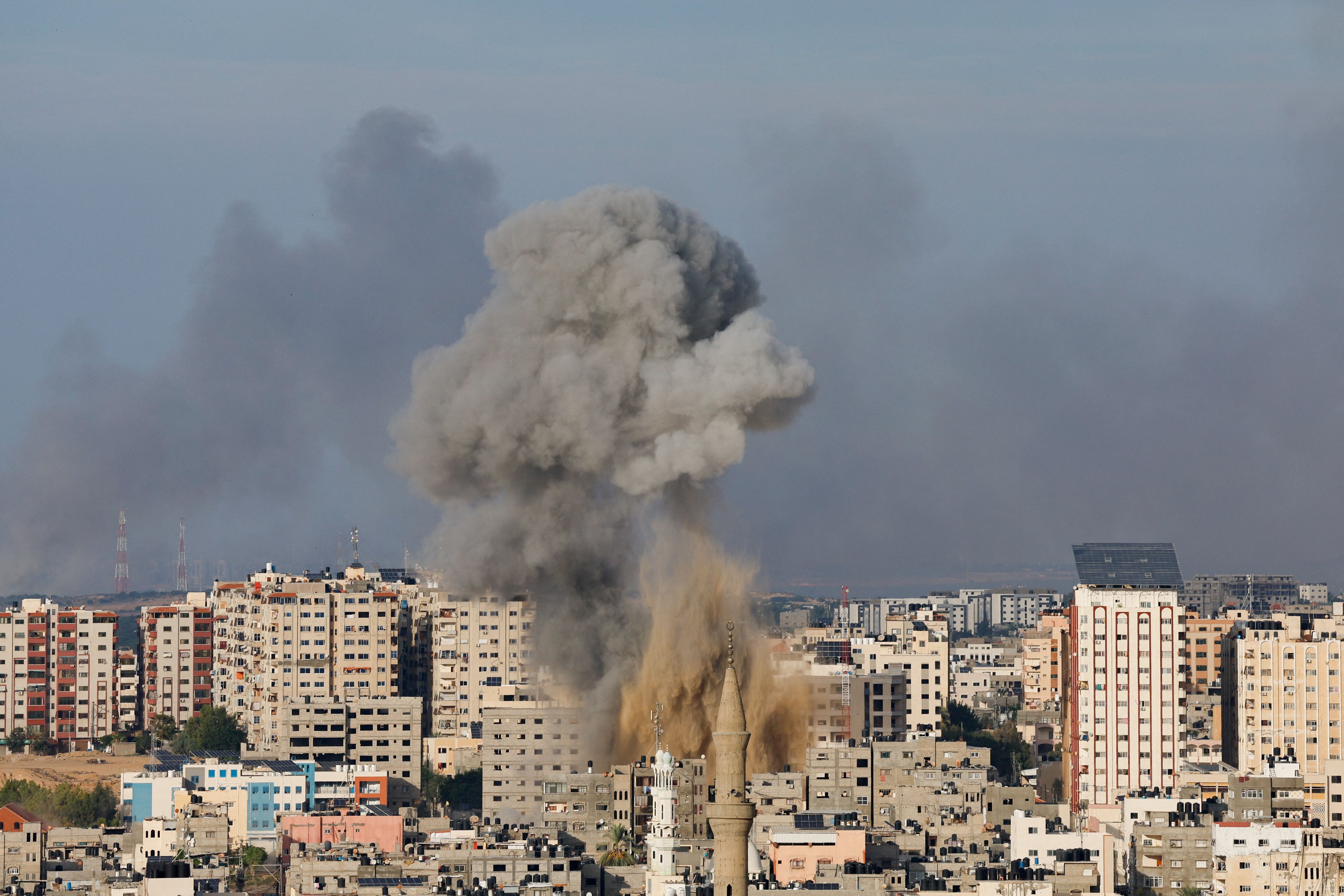 Ataques en Israel.
REUTERS/Mohammed Salem