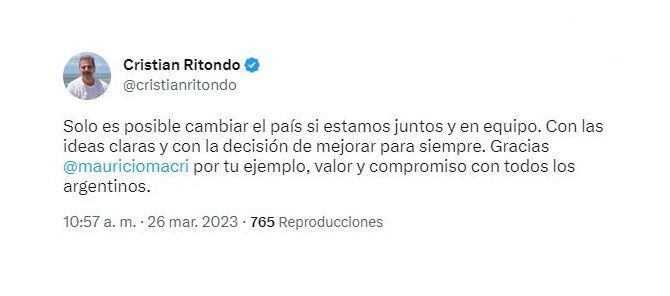 Ritondo Macri