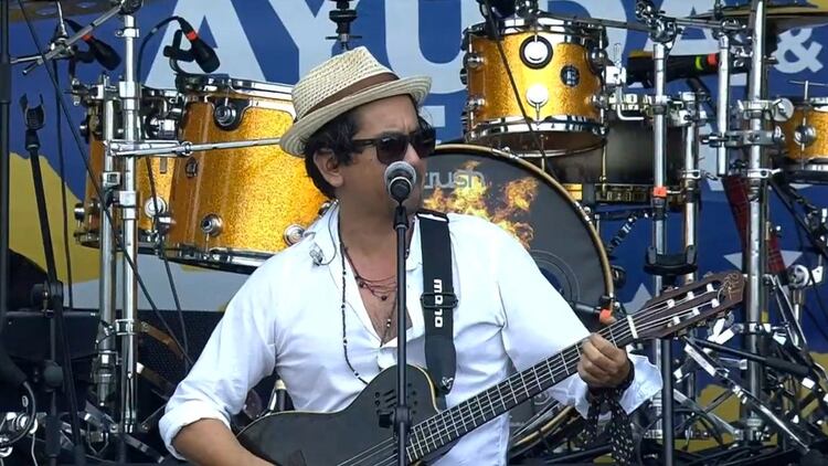 Jorge Villamizar, el cantante colombiano y líder de la banda de rock Bacilos
