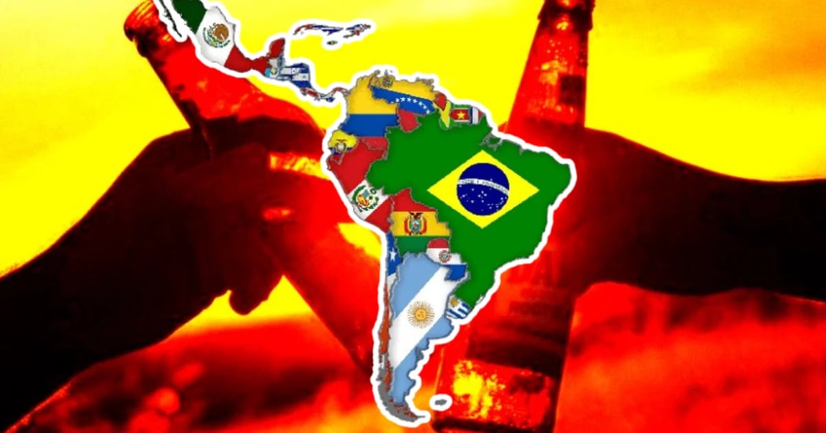 Which country in Latin America drinks the most alcohol?  Citizens of the country that tops the list reduced their annual consumption