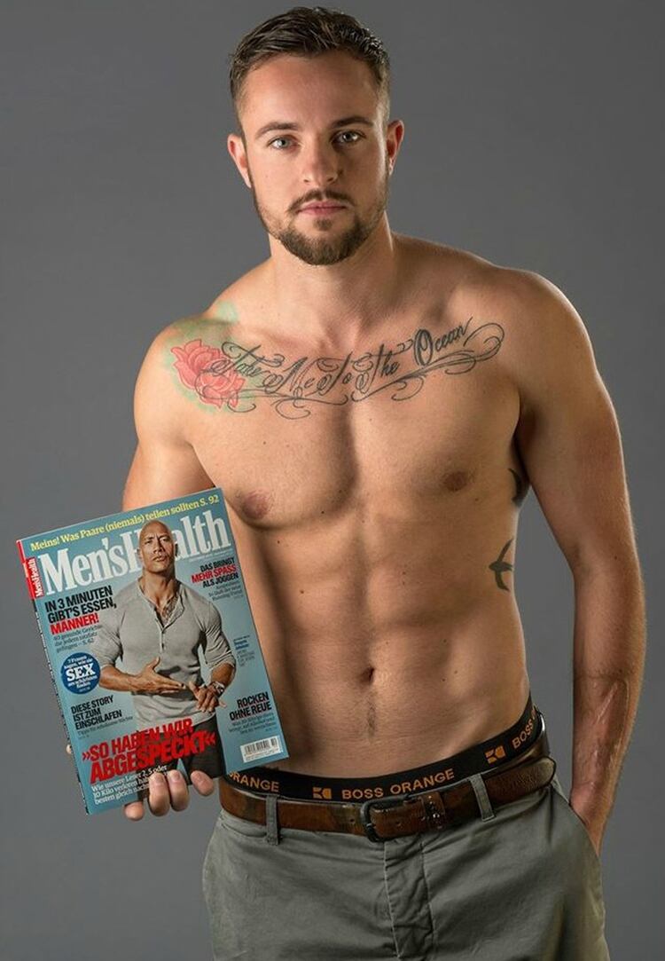 Melzer apareció en  “Men’s Health”