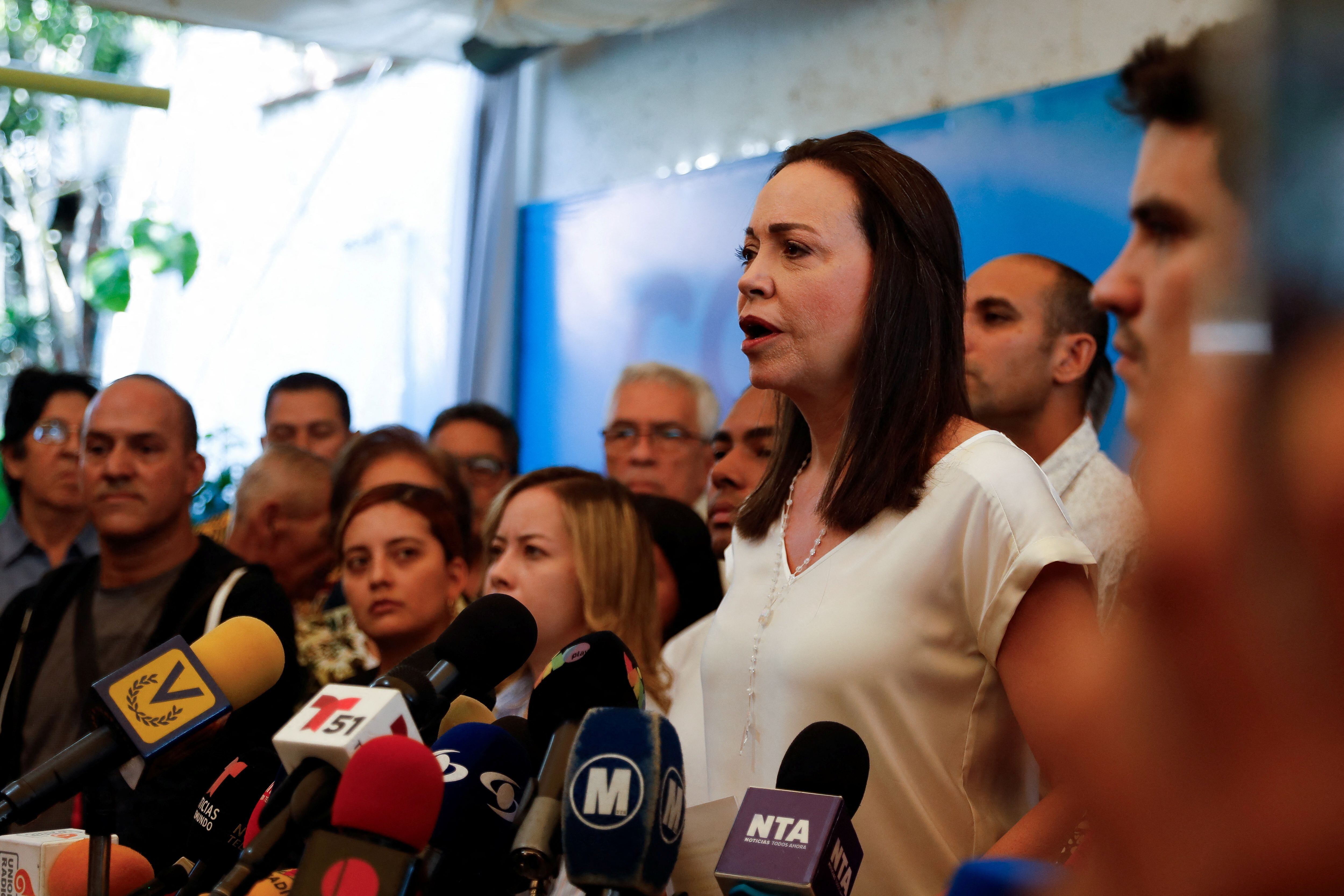 María Corina Machado no apoya a ninguno de los inscriptos a última hora en Venezuela: “Mi candidata sigue siendo Corina Yoris”