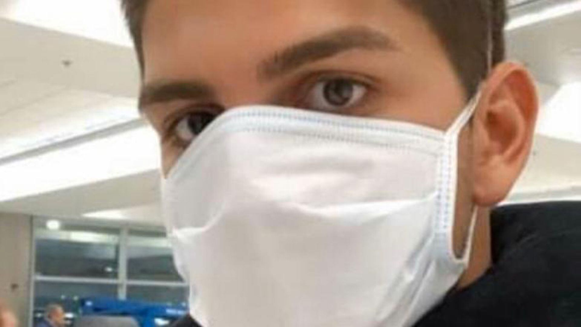 Torales al regresar de Miami, foto de sus redes