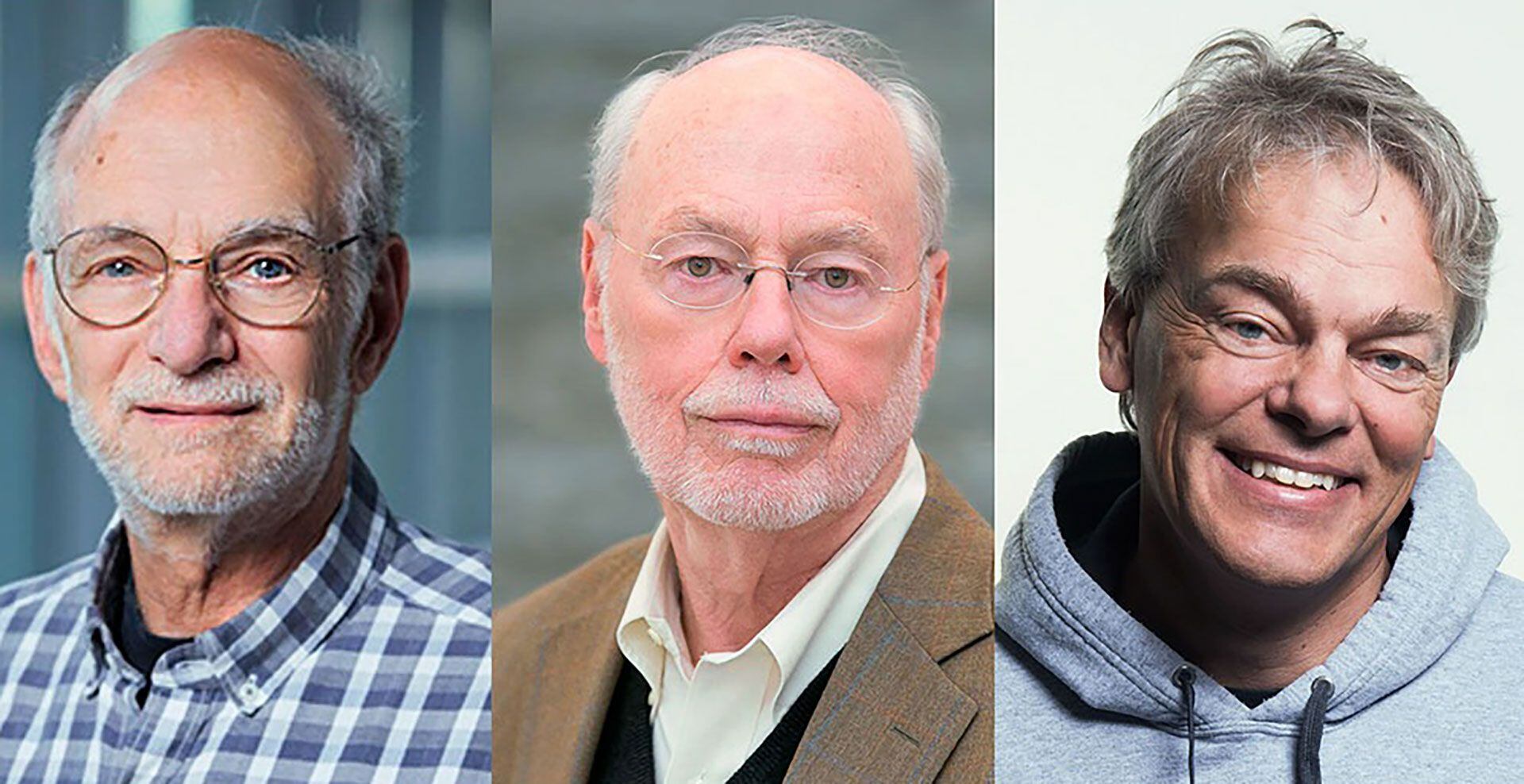 Los premios Nobel de Medicina Michael Rosbash (izq.), Philip E. Sharp y Edvard Moser destacaron la excelencia científica del CONICET (CONICET)