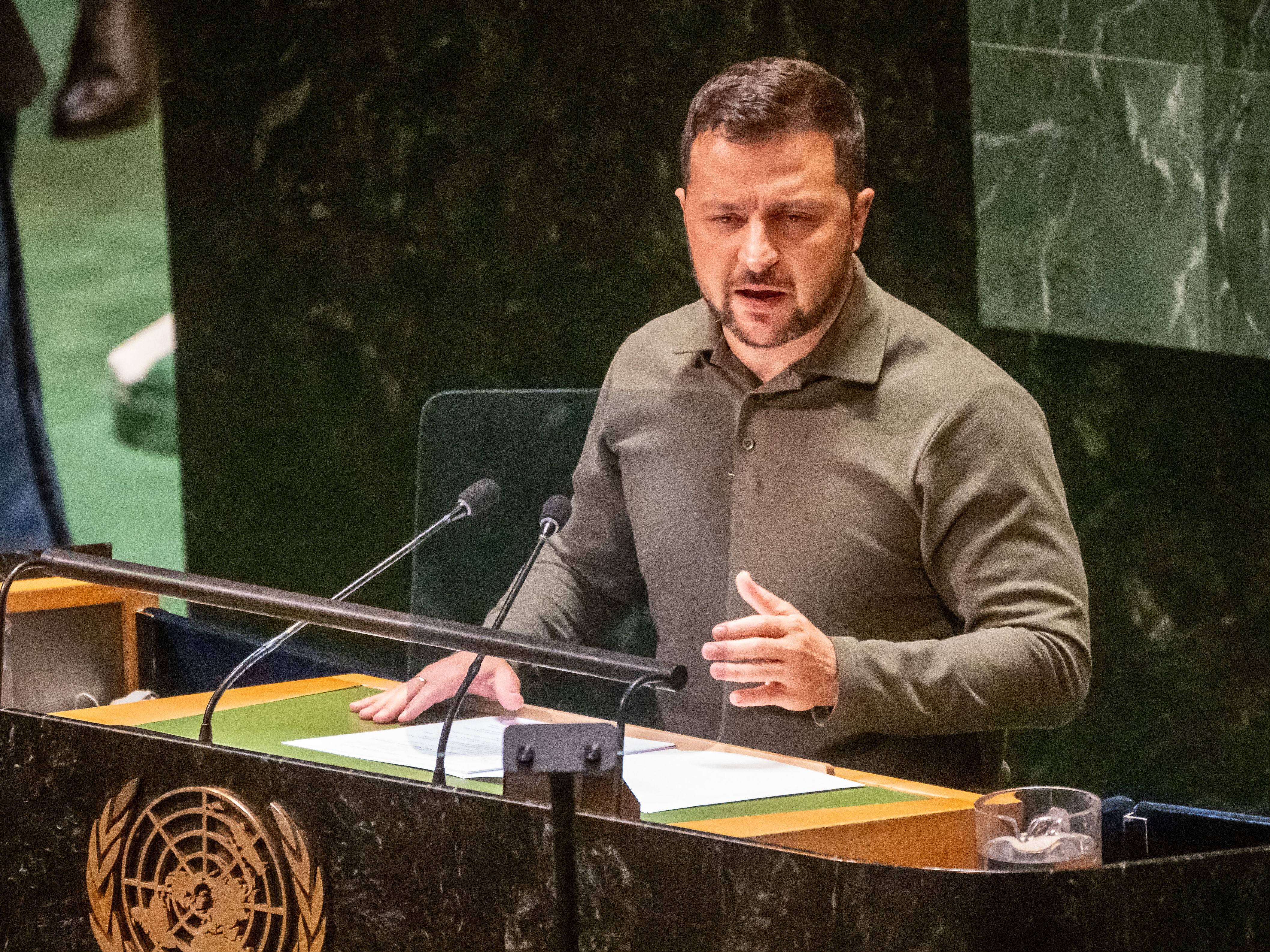 Zelensky habló en la Asamblea de la ONU (Michael Kappeler/DPA/Europa Press)
