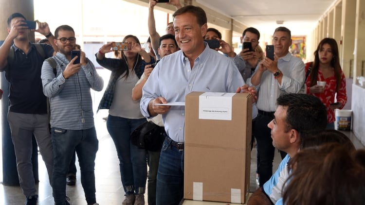 Rodolfo Suárez, el gobernador electo de Mendoza, sabía desde temprano que el resultado le sonreía.