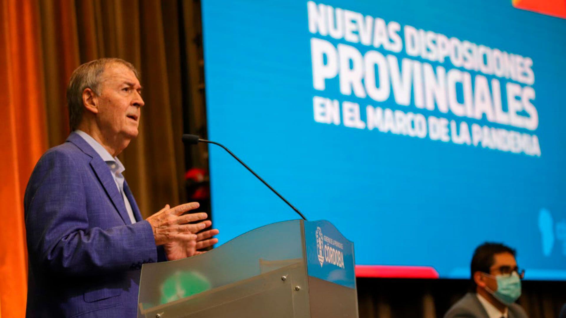Juan Schiaretti - Gobernador de Córdoba - nuevas restricciones
