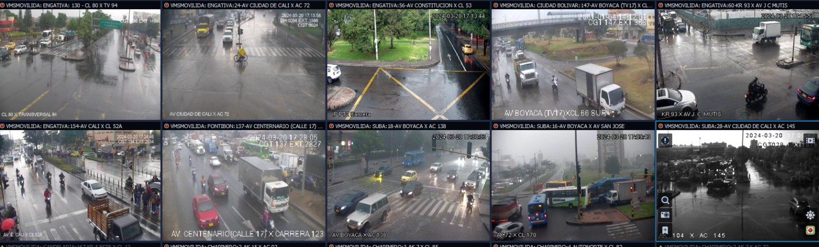 En Bogotá, cada día se accidentan 16 personas en accidentes de tránsito - crédito @BogotaTransito
