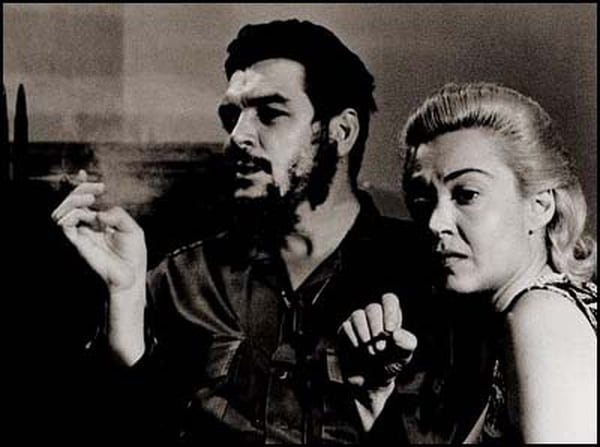 Ernesto Guevara y Lisa Howard, la periodista que lo entrevistó en 1964