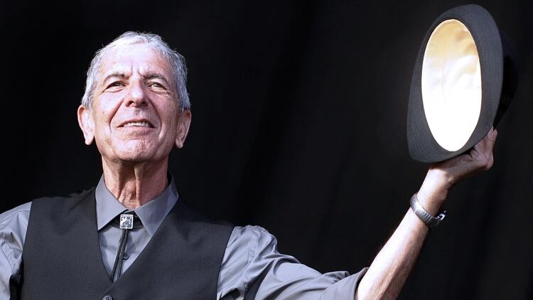 Julio del 2008. Leonard Cohen en el Festival de Beincassim (Foto: AFP)