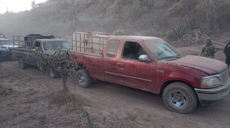 huachicol 卡车 Hidalgo（照片：PMT）