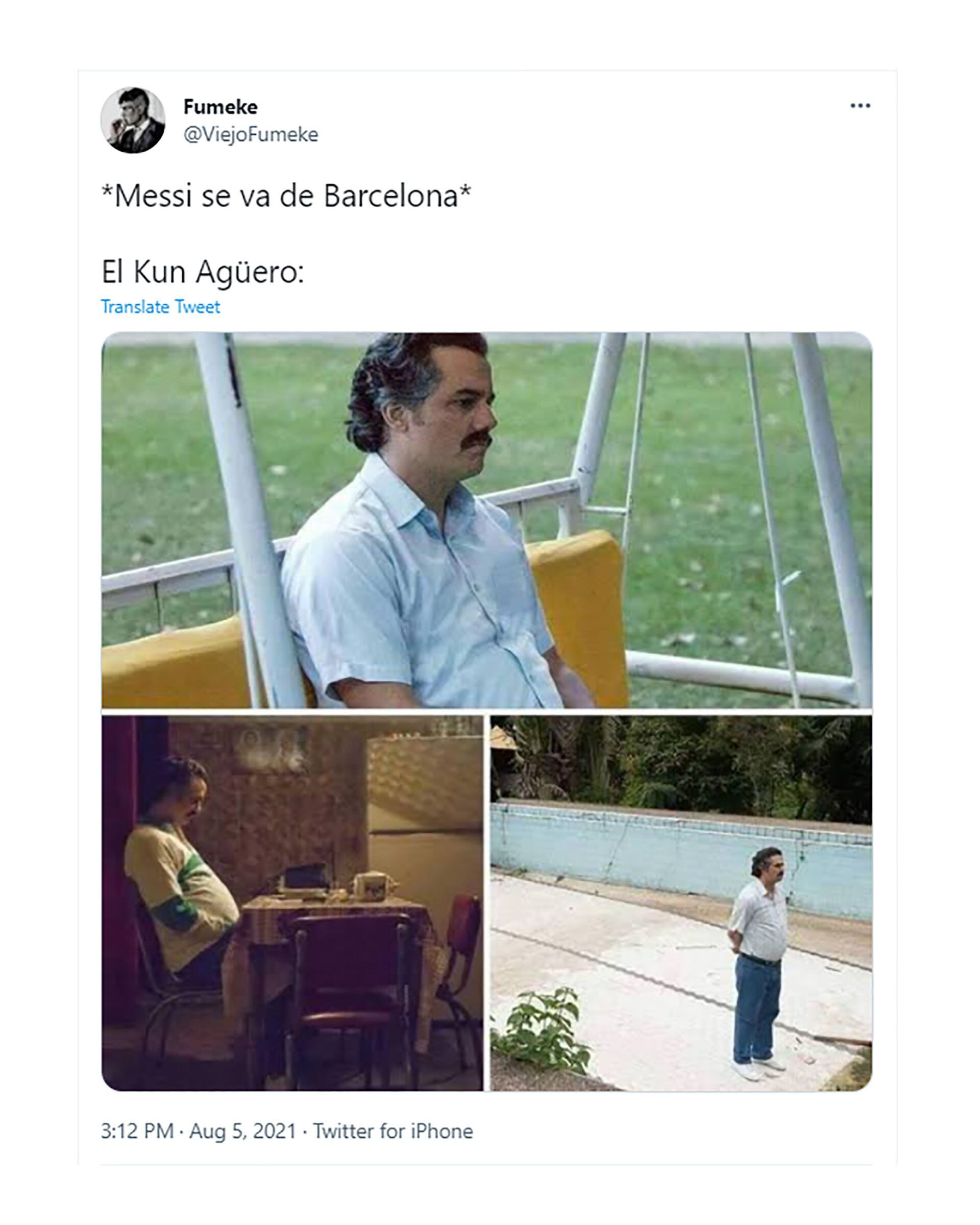 memes por la salida de Messi del Barcelona