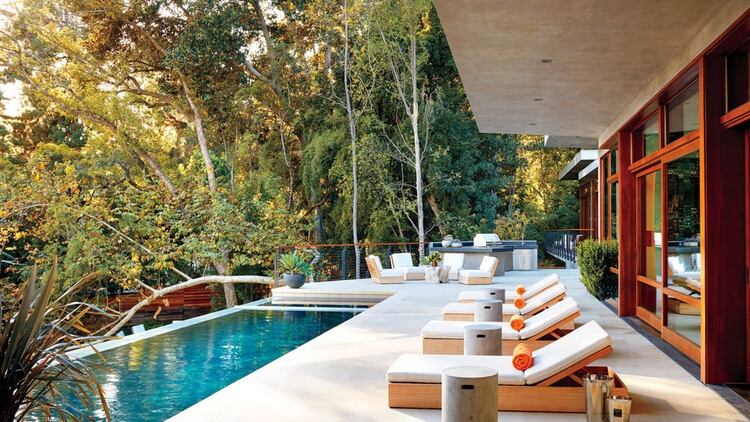 La mansión de Ricky Martin en Los Ángeles, donde vive con su marido y sus cuatro hijo