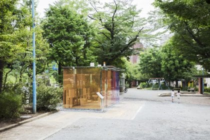 Los baños están habilitados en parques del distrito de Shibuya, en Tokio. (Satoshi Nagare/tokyotoilet.jp)