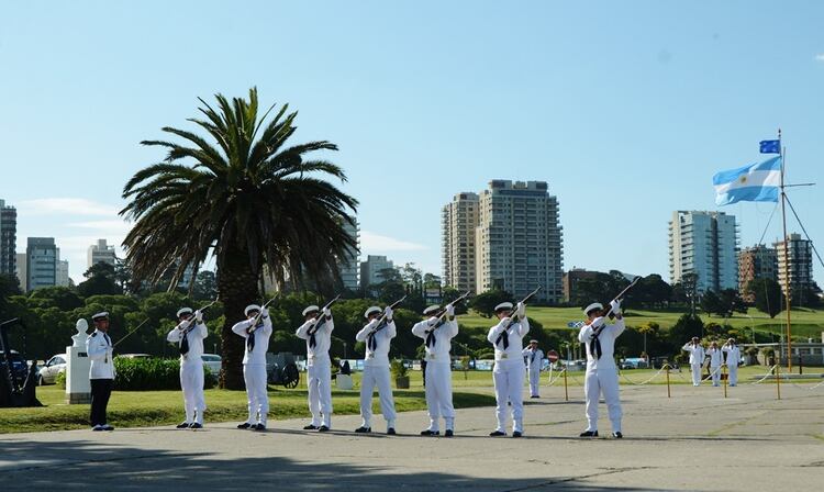 Homenaje a la tripulación del ARA San Juan en Mar del Plata (noviembre de 2019)