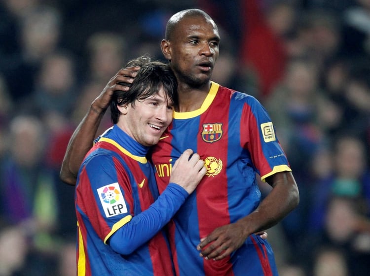 Messi y Abidal compartieron cancha en Barcelona - REUTERS/Gustau Nacarino/File Photo