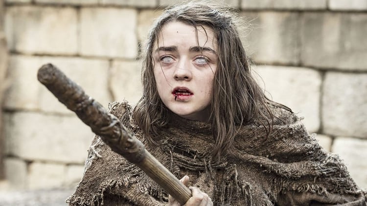 La actriz Maisie Williams