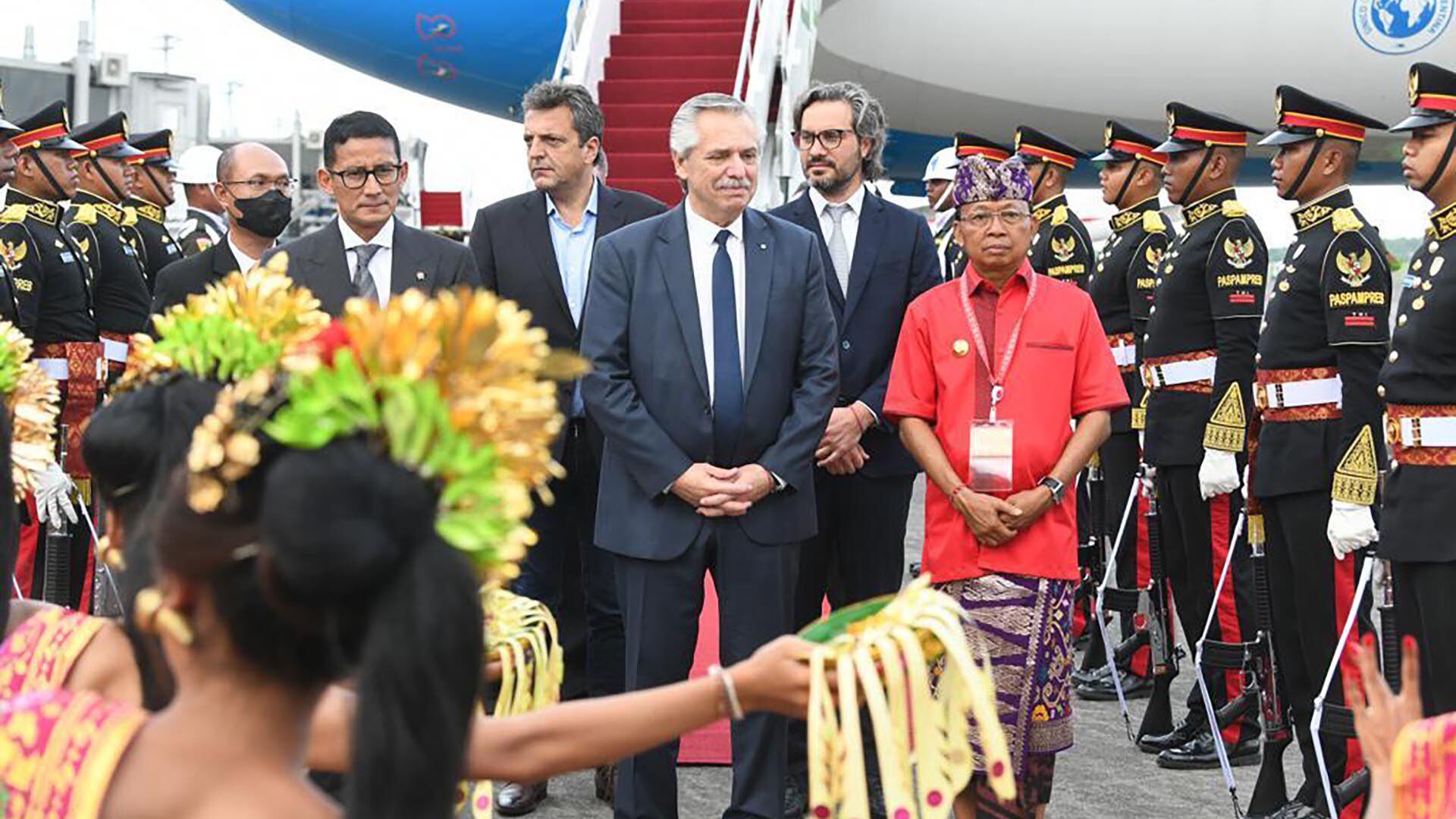Alberto Fernández llegó a Bali G20