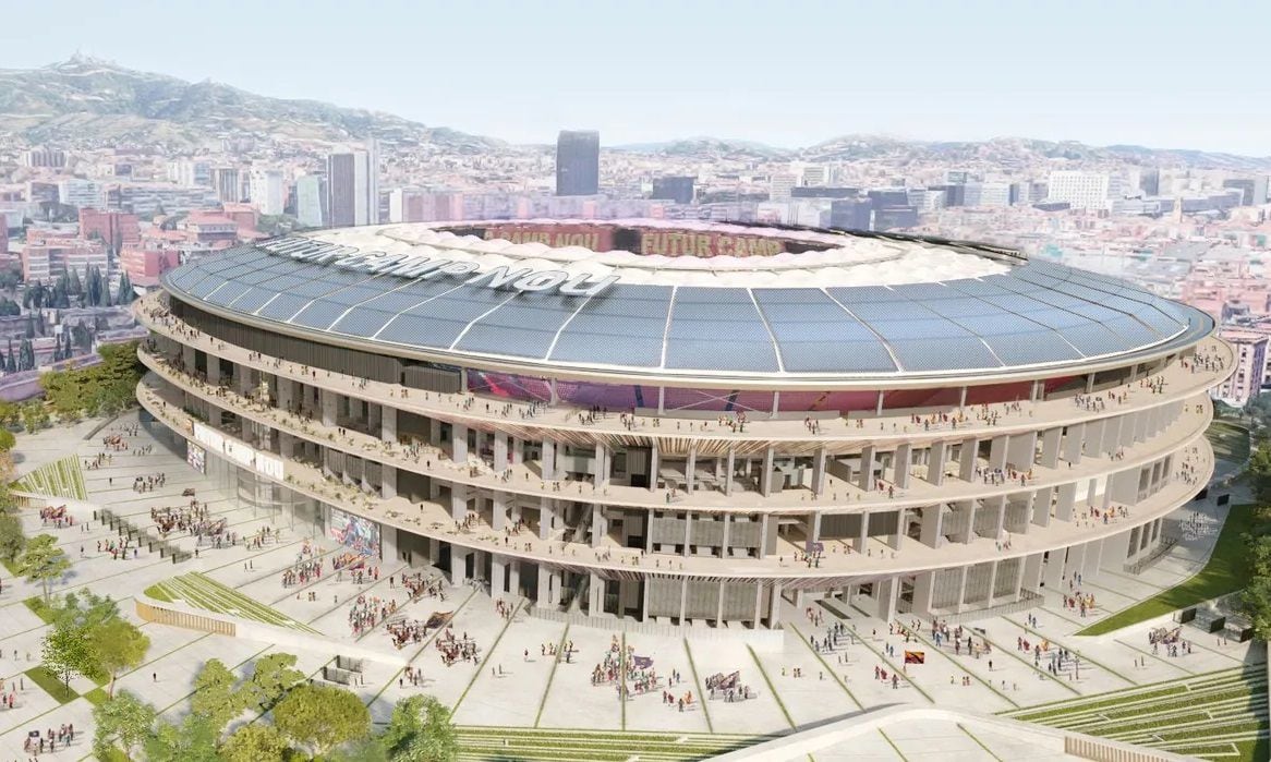 Maqueta del Nuevo Camp Nou (FC Barcelona).