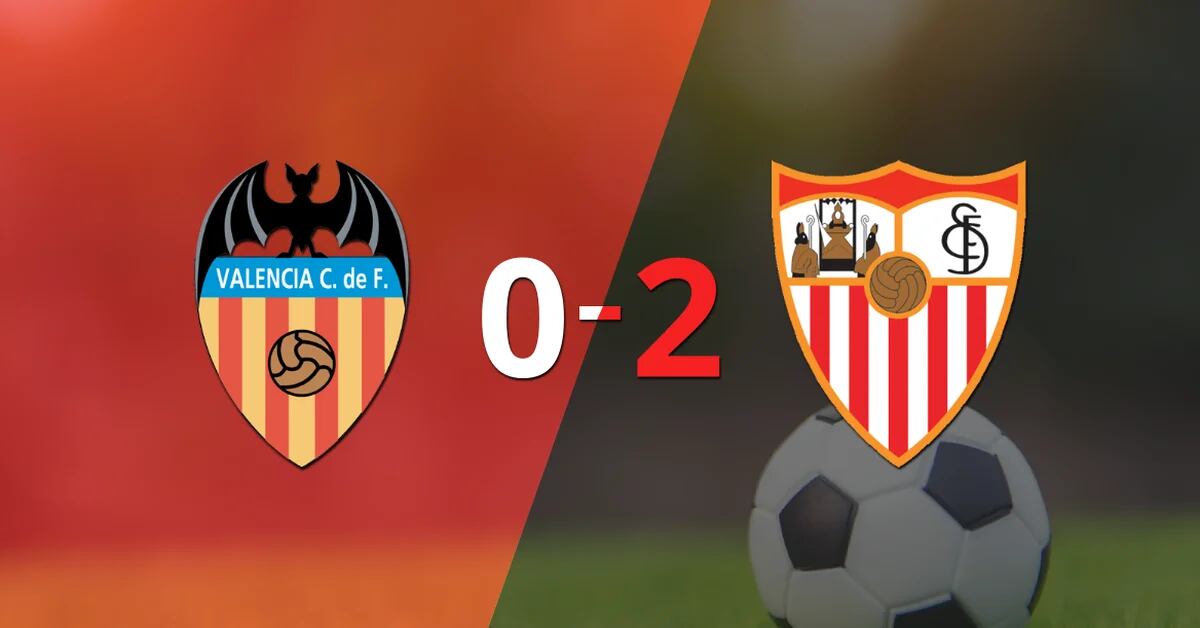 At home, Valencia lost 2-0 to Sevilla