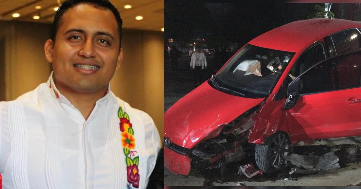 They fired an Oaxaca official involved in an accident after driving drunk