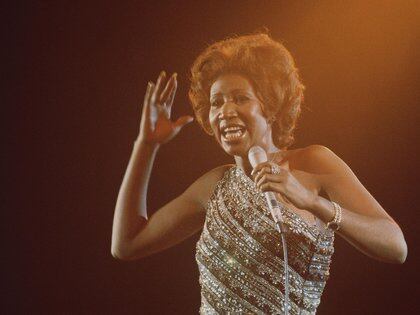 Aretha Franklin en 1967 (Shutterstock)