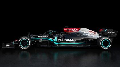 El Mercedes que correrá en la Fórmula 1 durante esta temporada