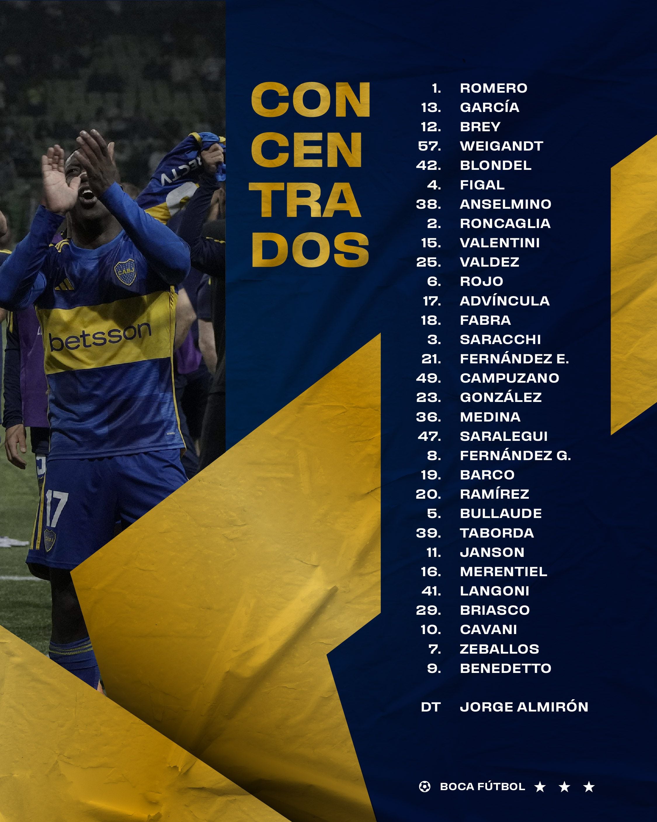 Luis Advíncula formó parte de la lista de concentrados de Boca Juniors para final de Copa Libertadores ante Fluminense.
