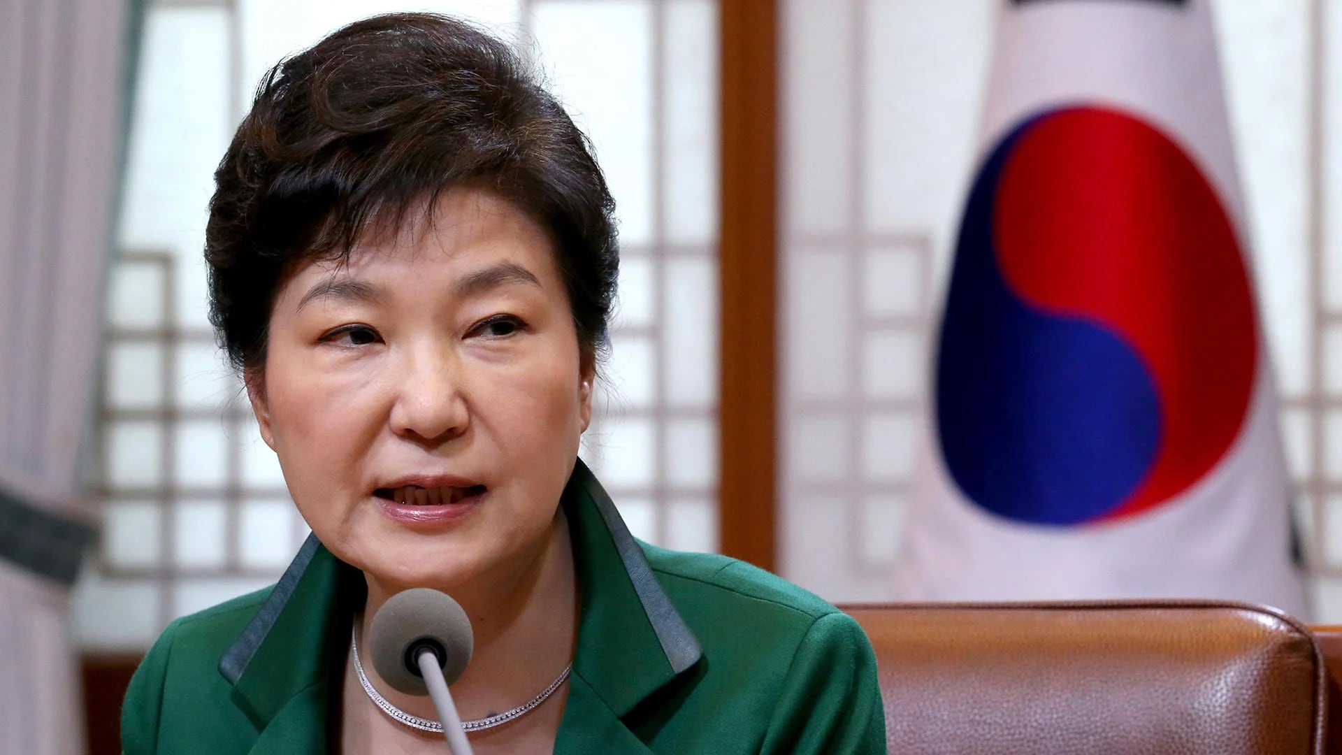 4- La presidente de Corea del Sur, Park Geun-Hye