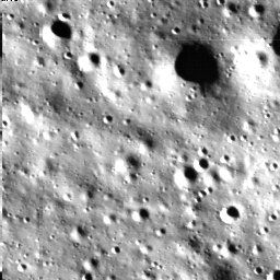 Captura de la superficie lunar tomada por la sonda Chandrayaan-3 (ISRO)