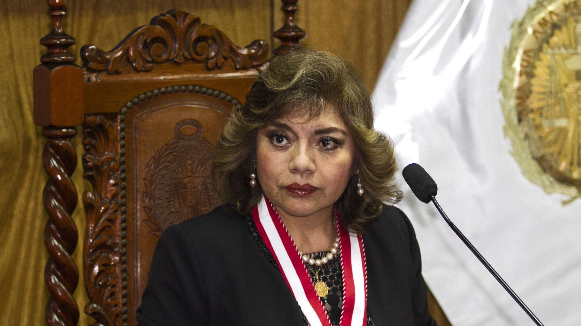 Zoraida Ávalos fue inhabilitada por el Congreso de la República por suspender las investigaciones contra Pedro Castillo. (Andina) 