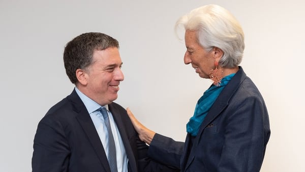Nicolás Dujovne y Christine Lagarde