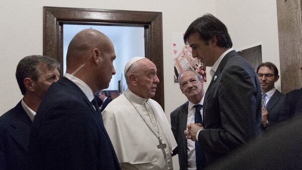 La semana pasada, el senador electo Esteban Bullrich visitó al Papa en Roma