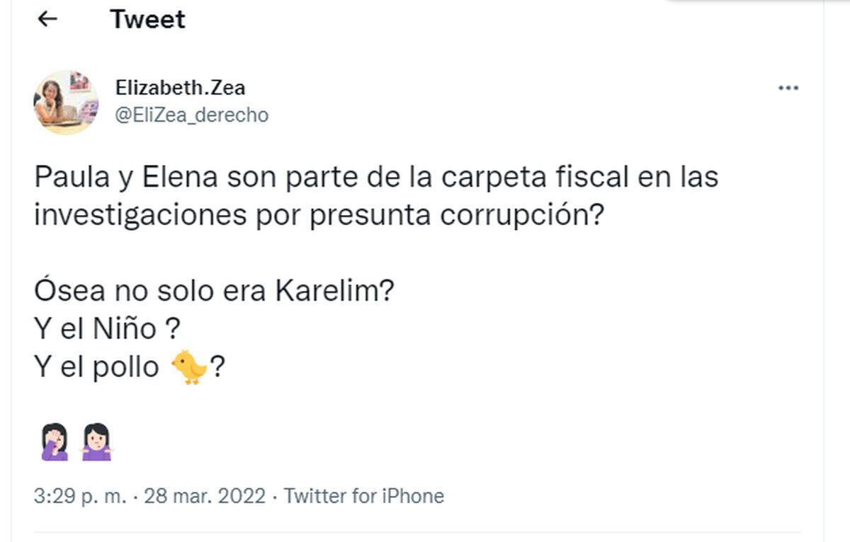 Twitter reactions to Pedro Castillo's phrase.