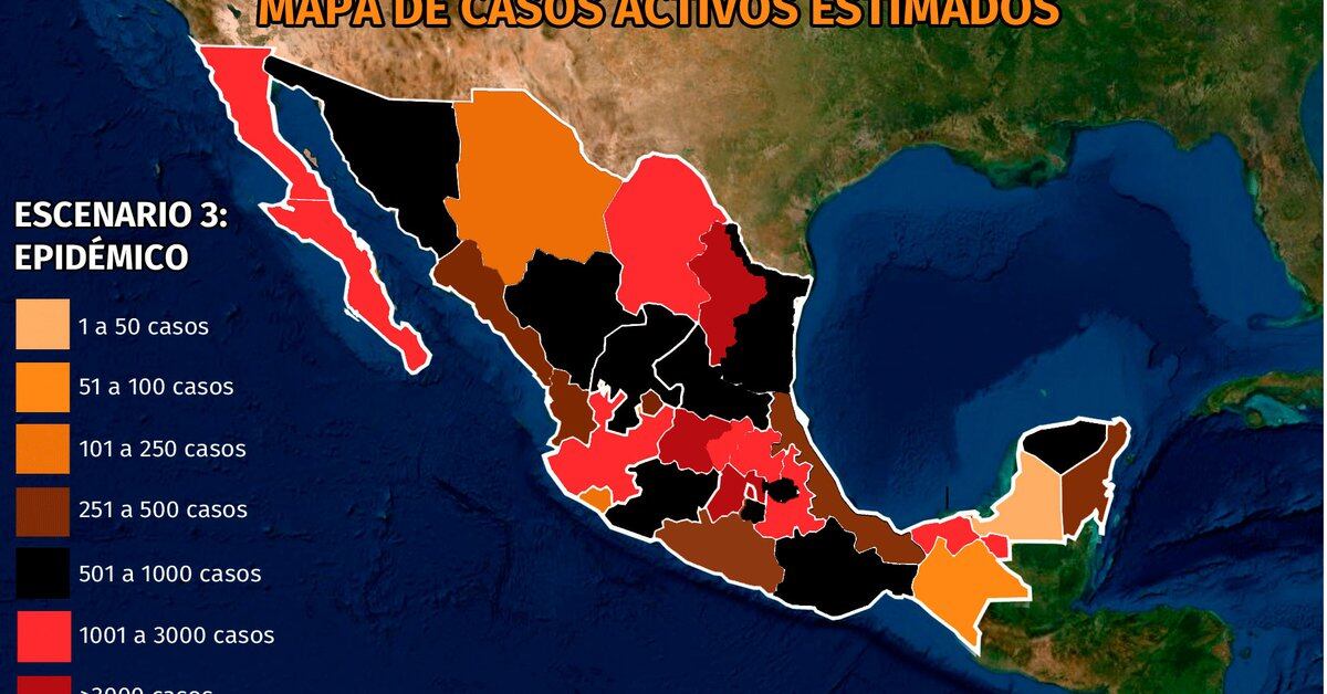Map of coronavirus in Mexico January 8: New record of contagios and five states read 70% of hospital occupancy